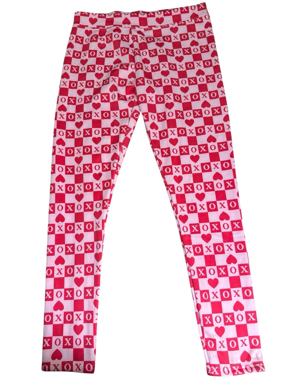Serra Pink & Red XOX Heart Print Pajama Pajamas/Lounge